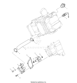 Water Pump - W97ch50a (4939993999d011) Schematic