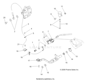 Brake, Rear - A07lb27aa/ac/lh27aa/ab/ac/ad/al (49atvbrakefoot07hawk) Schematic