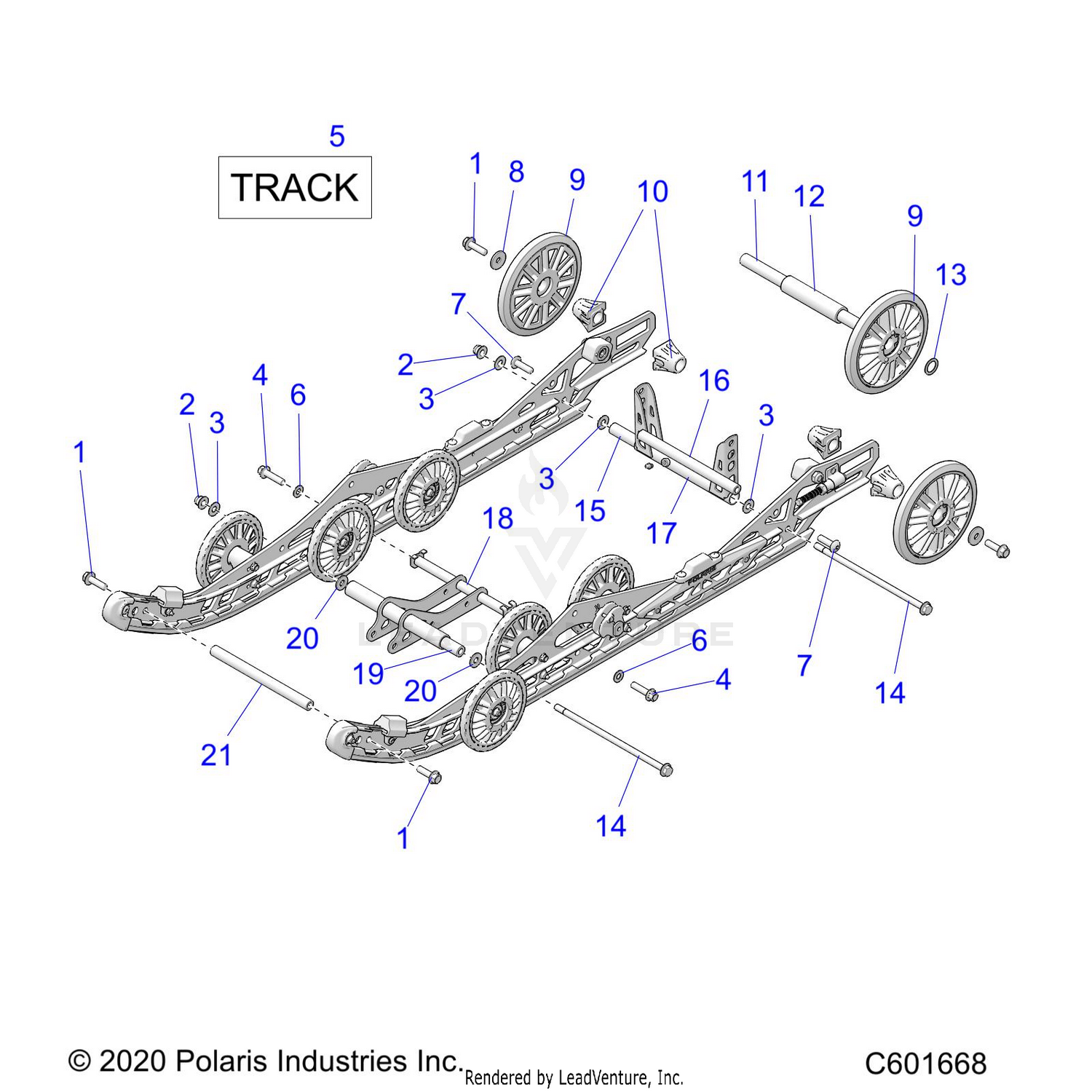 SUSPENSION, REAR - S22TKV6RS ALL OPTIONS (C601668)