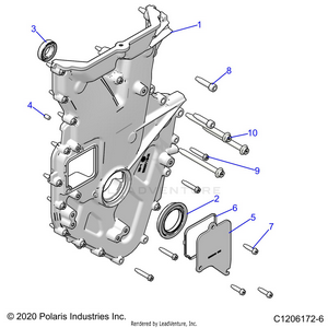 Engine, Front Cover And Related - Z24rmd2kah/al/bh/bl (c1206172-6) Schematic