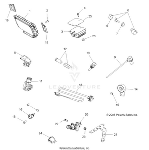Electrical, Switches, Sensors, Ecu And Control Modules - A09zx85/8x All Options (49atvswitches09speps850) Schematic