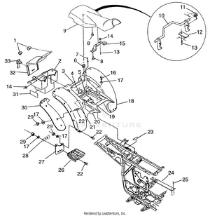 Rear Cab Magnum 2x4 W97aa42a (4940704070a006) Schematic