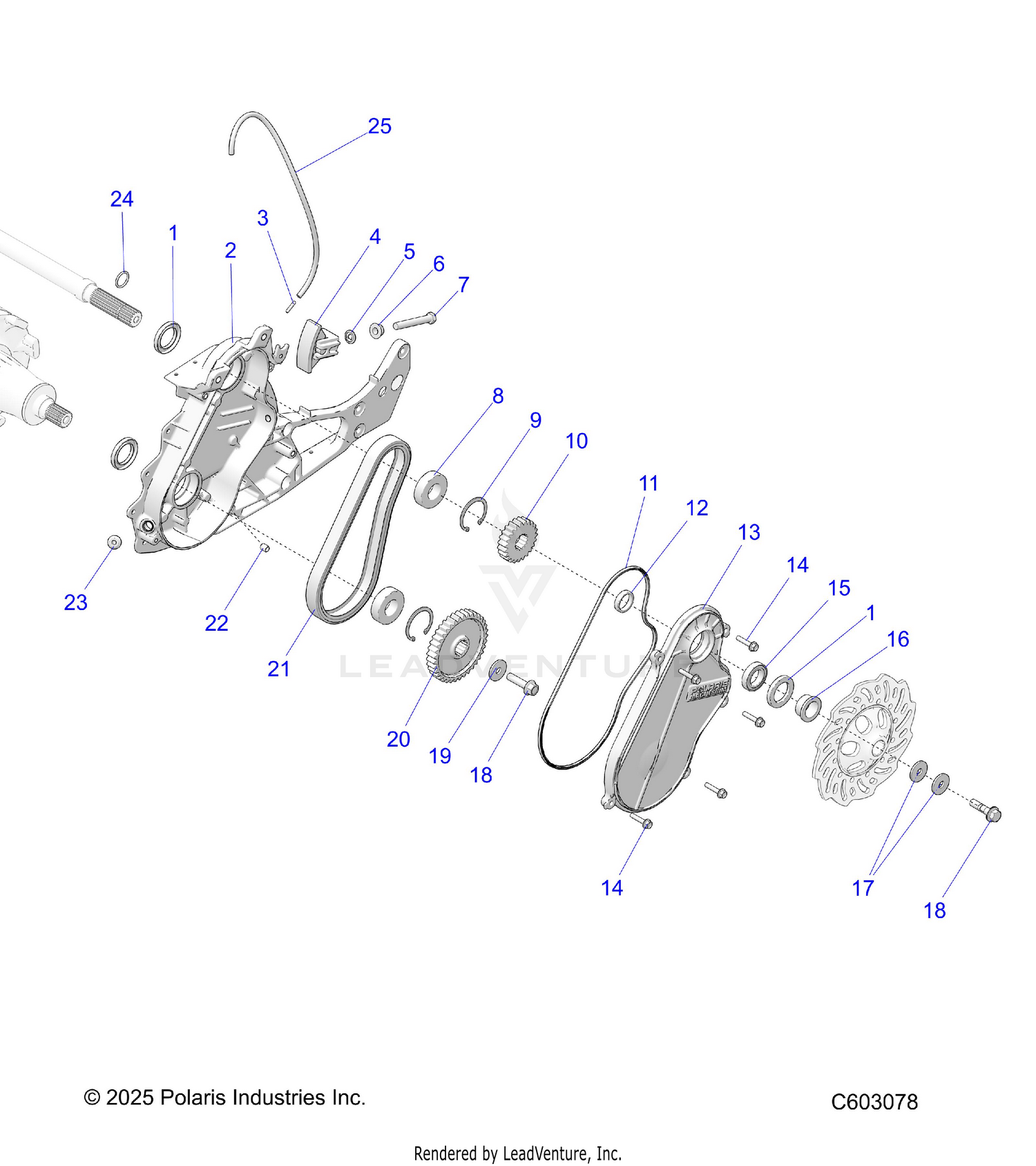 DRIVE TRAIN, CHAINCASE - S26TDZ8RS (C603078)