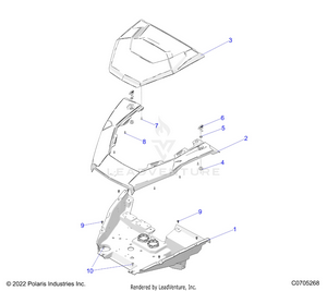 Body, Hood - G23gmk99a/99b (c0705268) Schematic