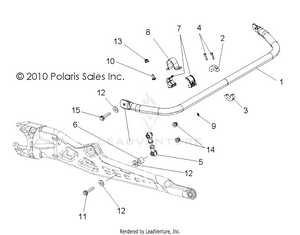 Suspension, Torsion Bar, Rear - R12jt87ab/ad/as/aw/9eaw (49rgrstabilizerrr11rzr875) Schematic