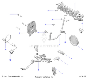 Electrical, Wire Harness, Peripheral - Z25r4d2kak/bk/aj/bj/am/bm (c750199) Schematic