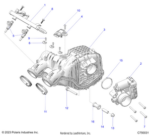 Engine, Air Intake Manifold - R25rry99as/bs/al/bl/ap/bp/a9/b9/af/bf/ak/bk (c750031) Schematic