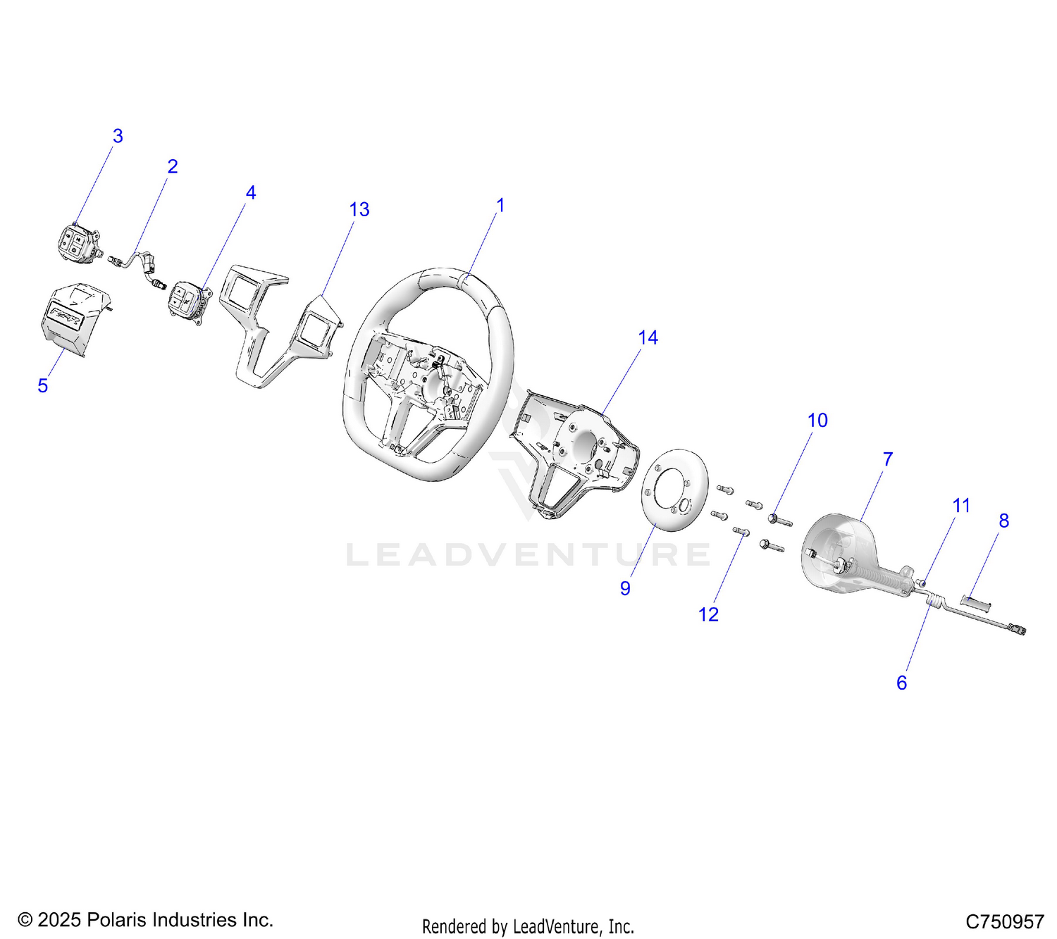 STEERING, WHEEL - Z26XPD92AN/BN/AH/BH (C750957)