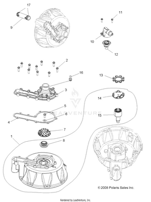 Engine, Cooling System And Water Pump - A10zx85ak/al/as/at/ax (49atvwaterpump09spxp850) Schematic