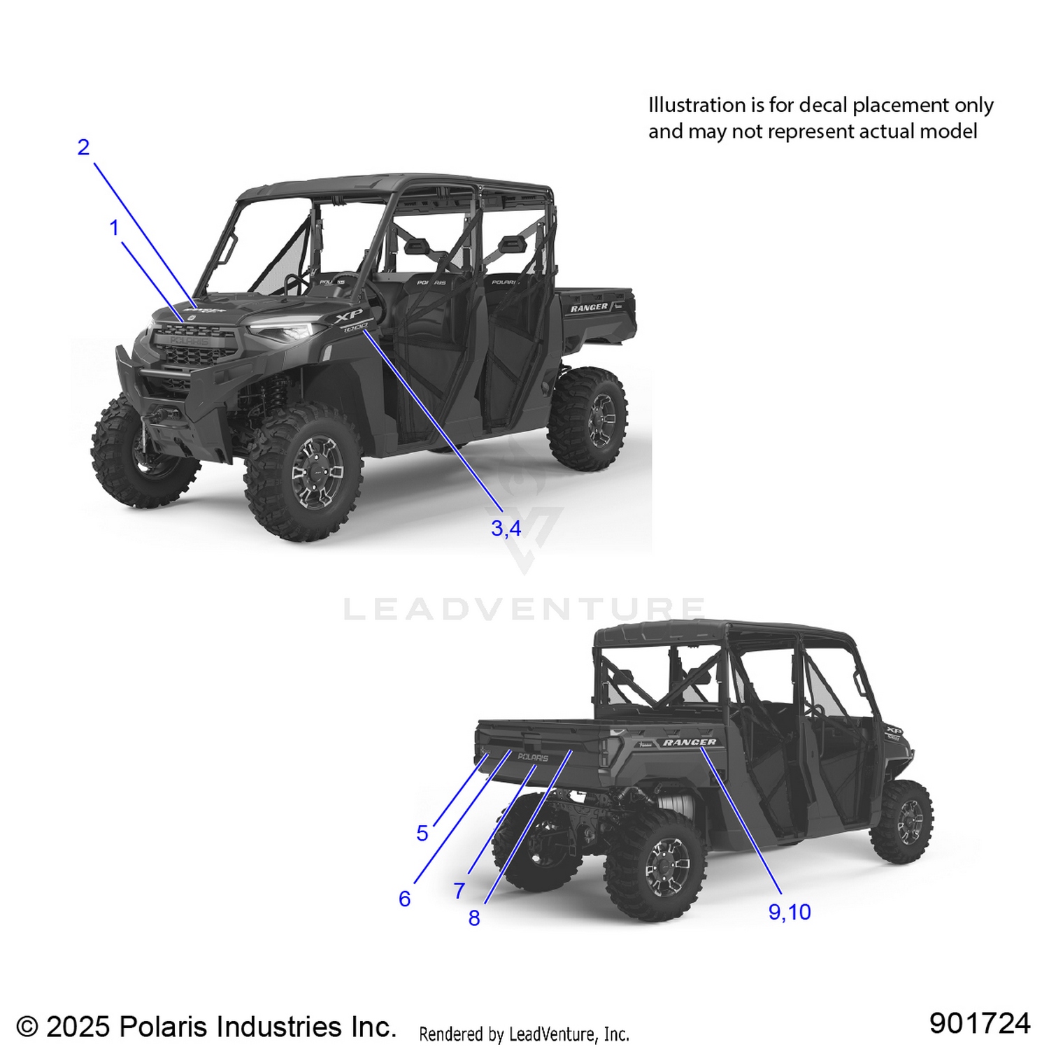 BODY, DECALS, GRAPHIC - R26RSF99AL (901724)