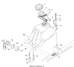 Fuel Tank - A01ch50aa (4964466446a012) Schematic