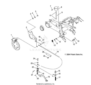 Brake, Rear - A06gj50aa/ab/ac (4995119511b09) Schematic
