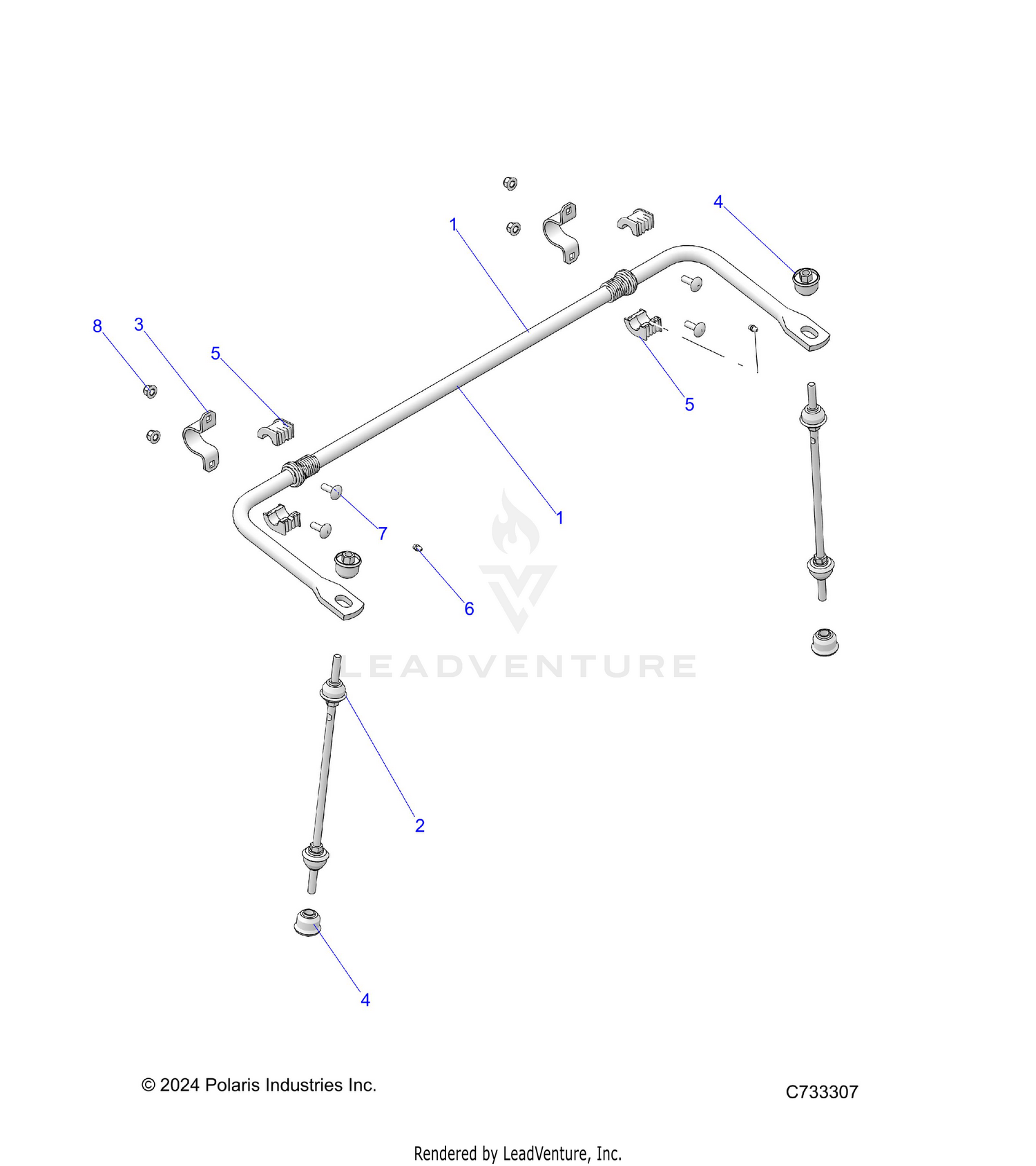 SUSPENSION, REAR STABILIZER BAR - R26T6E99NJ (C733307)