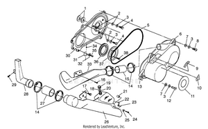 Clutch Cover Xplorer 400l W969140 (4935983598c004) Schematic