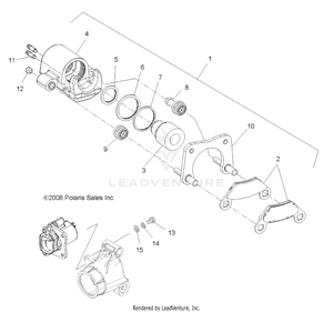 Brakes, Rear Caliper - A19sea50b1/b7/see50b7/b3/seg50b4 [49atvbrakerr09sp500] Schematic