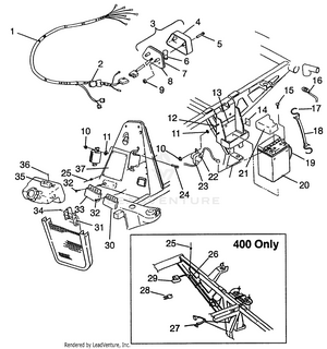 Electrical/taillight Xpress 300 W97ca28c And  Xpress 400l W97ca38c (4939603960c012) Schematic