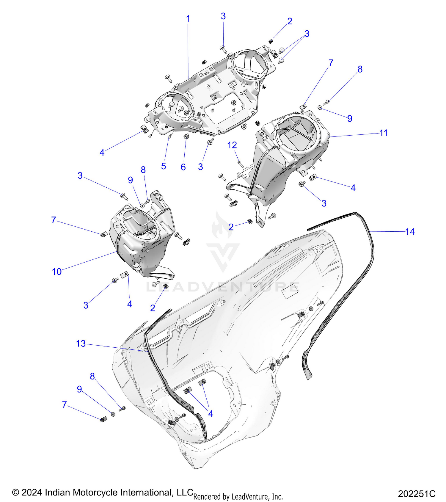 BODY, FAIRING ASM 2 - N26LF4SS/LF6SS ALL OPTIONS (202251C)
