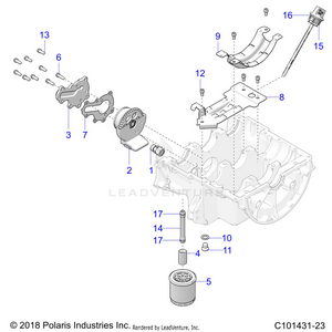 Engine, Oil System - A22sva85a3 (c101431-23) Schematic
