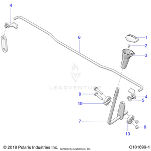 Drive Train, Gear Selector - A20sea50a1/a5/ca1/ca5 (c101699-1) Schematic