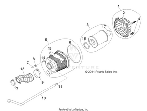 Engine, Air Intake System - R14rh76aa/76ac/7eaz (49rgrairbox12800xp) Schematic