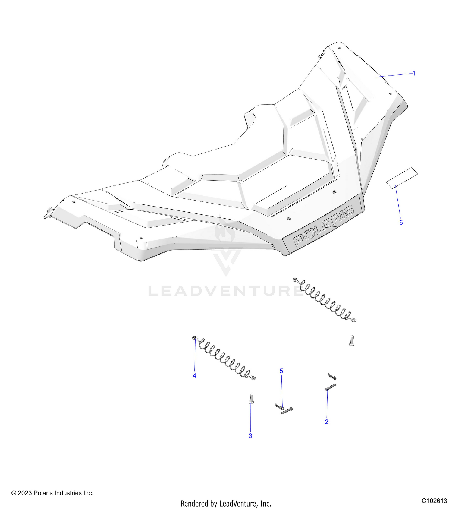 BODY, FRONT RACK  - A26SEA50B1/B4 (C102613)