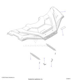 Body, Front Rack - A25shy57al/an (c102613) Schematic