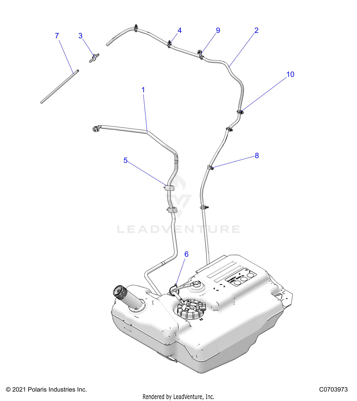 FUEL SYSTEM, LINES, STD. - Z26NEE99C4 (C0703973)