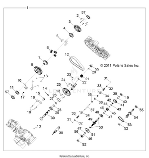 Drive Train, Main Gearcase Internal - R12th76/th7e/tx7e All Options (49rgrtrans1332961) Schematic