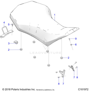 Body, Seat - A20sxz85af/ap/caf/cap (c101972) Schematic