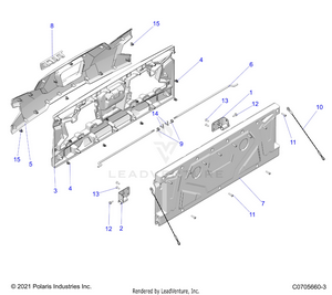 Body, Box, Tailgate - G23gmk99a/99b (c0705660-3) Schematic