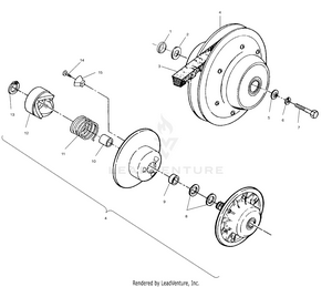 Driven Clutch Assembly - W937527 (4924022402b011) Schematic