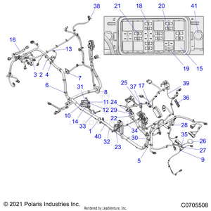 Electrical, Wire Harness, Chassis - Z21rau92an/bn (c0705508) Schematic