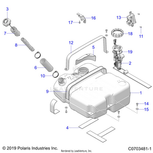 Fuel Systems, Fuel Tank - Z22gae92aj/bj/gak92ap/bp/gav92ap/bp (c0703481-1) Schematic