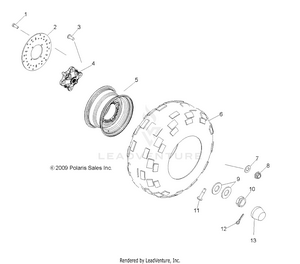Wheels, Rear - R16raa76aa/aj (49rgrwheelrr116x6) Schematic