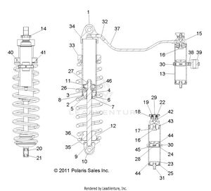 Suspension, Rear Shock - R12th76ai/aic (49rgrshockrr1823887) Schematic
