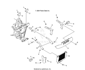 Front Rack And Bumper Mounting - A05cd32aa/ab/ac (4994909490a07) Schematic