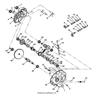 Gearcase Xpress 300 W98ca28c (4945364536c007) Schematic