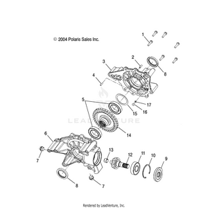 Gearcase, Rear - A06mh68aa/ad/af (4994229422d05) Schematic