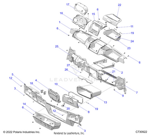Body, Dash - R25rry99as/bs/al/bl/ap/bp/a9/b9/af/bf/ak/bk (c730083) Schematic