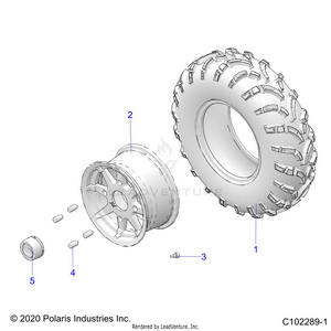 Wheels, Front Tire - A21sez57am/an/bm/bn (c102289-1) Schematic