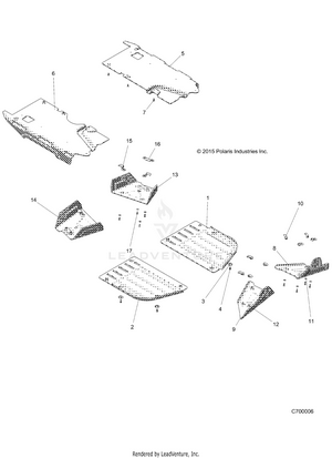 Body, Undercarrage Protection - R16rtu87ab/bb (c700006) Schematic