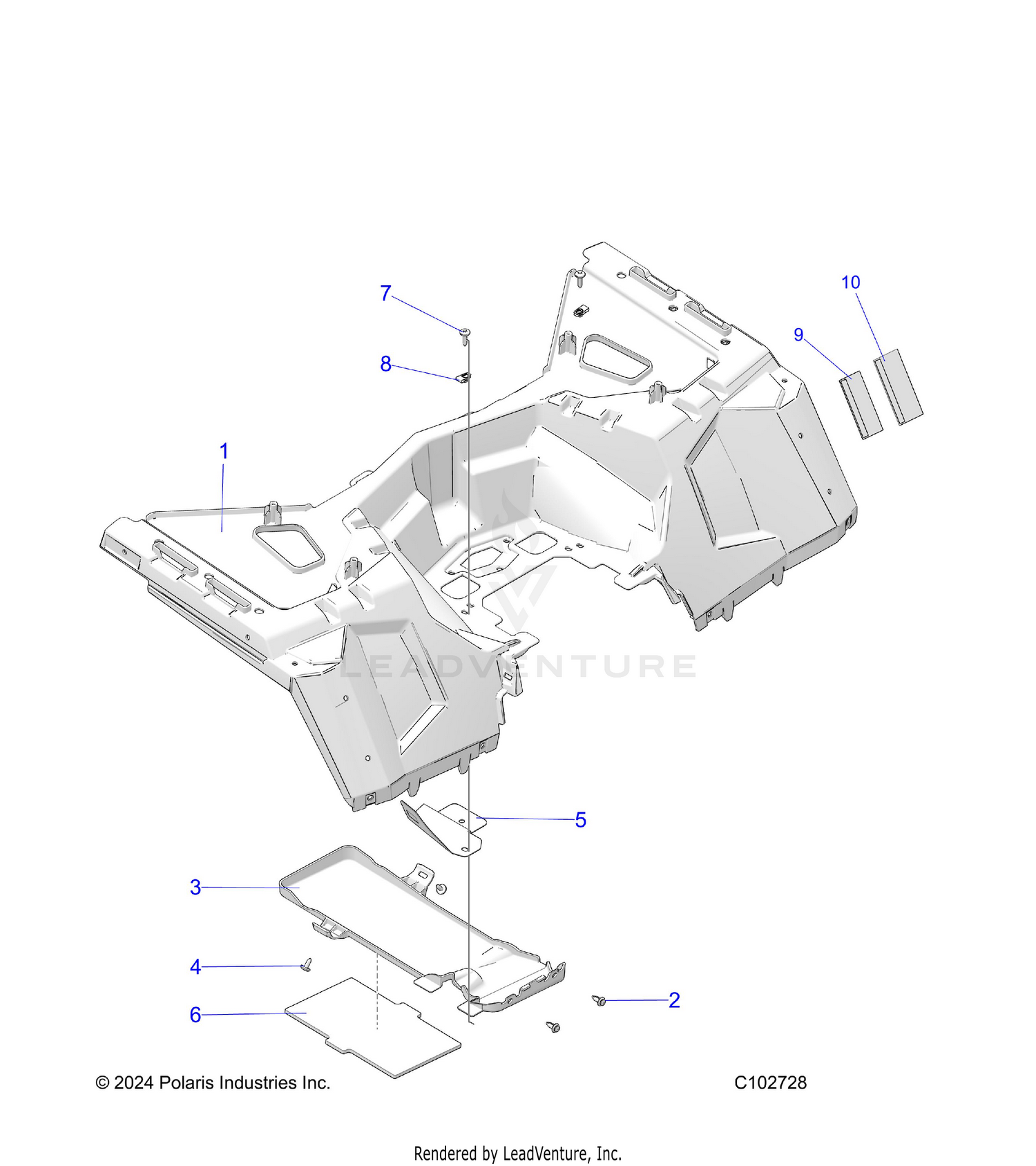 BODY, REAR CAB - A26SLZ95AF (C102728)
