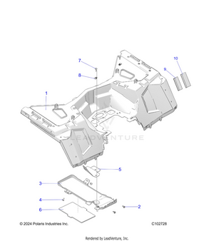 Body, Rear Cab - A25slz95af (c102728) Schematic