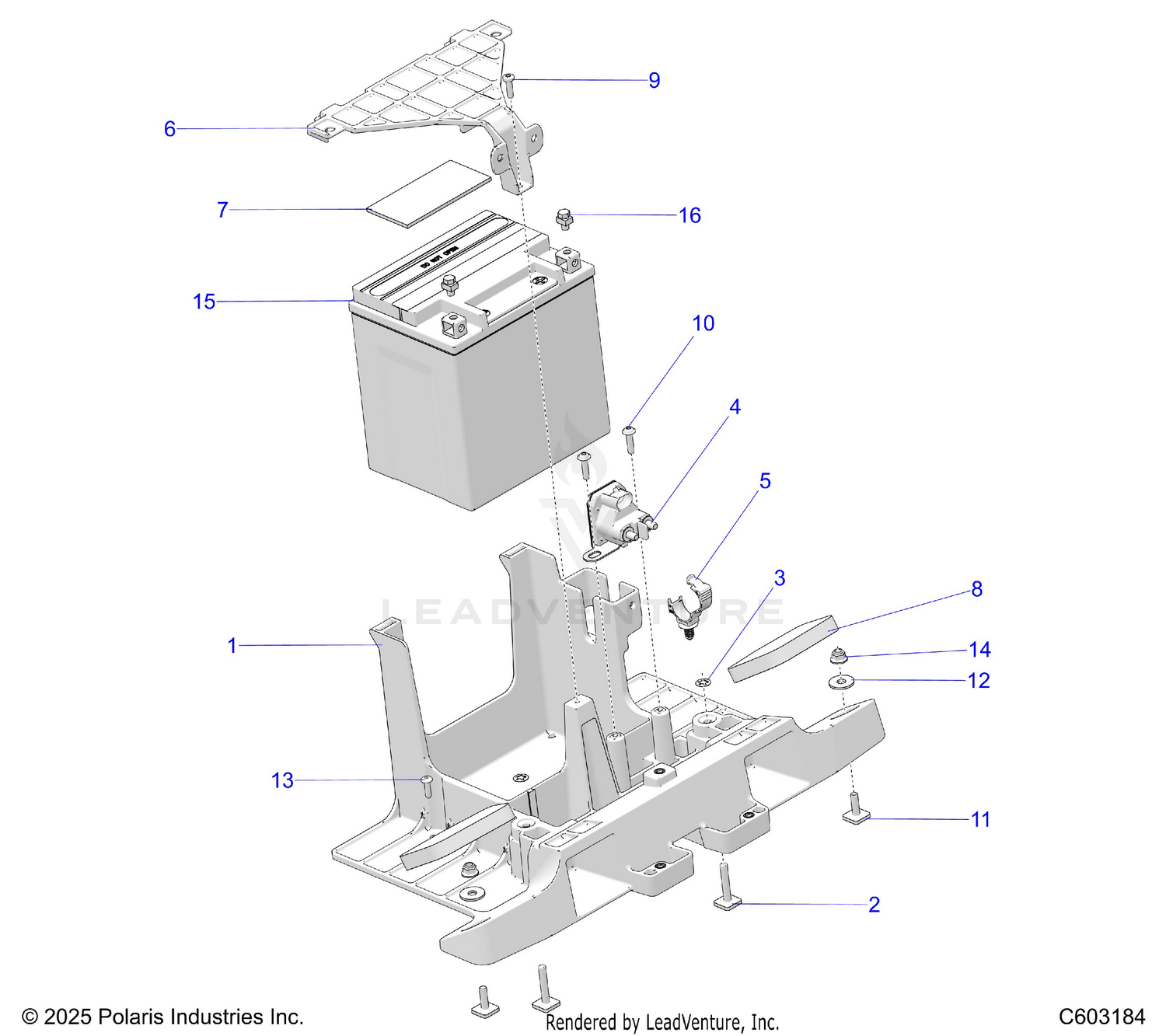 ELECTRICAL, BATTERY BOX - S26AJT9FEL (C603184)