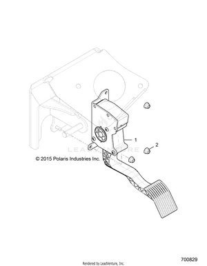 Engine, Throttle Pedal - R16rge99a7/ae/av (700829) Schematic