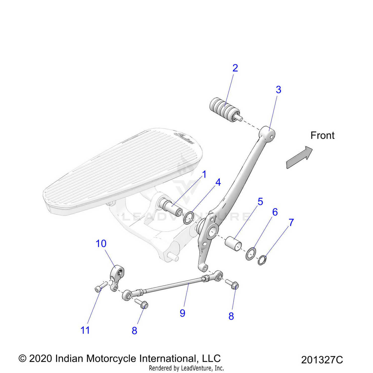 DRIVE TRAIN, SHIFT PEDAL AND SHIFT LINKAGE - N26DNDBH ALL OPTIONS (201327C)