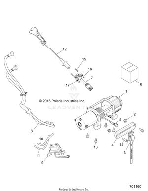 Winch - R17rtm99am/bm (701160) Schematic