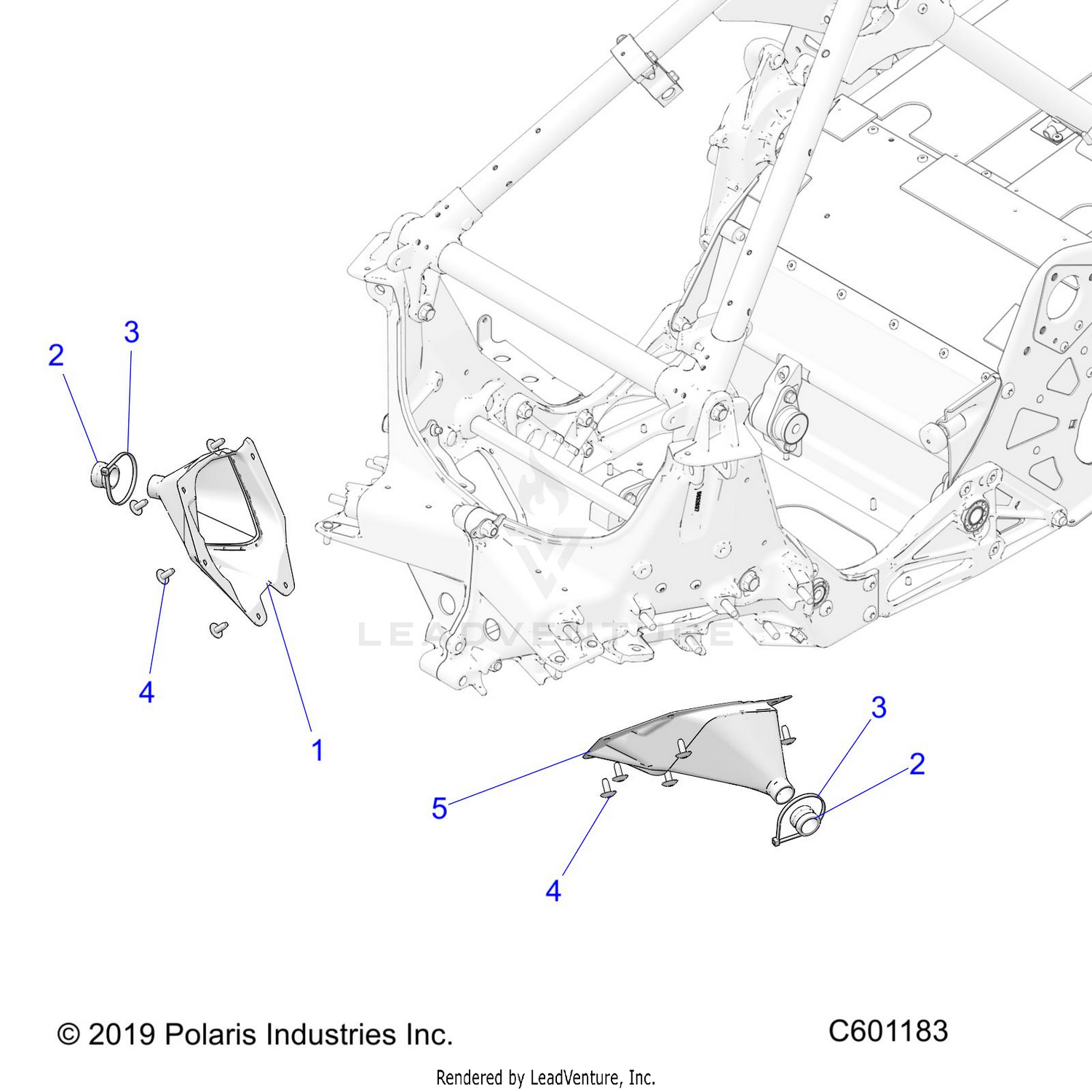 CHASSIS, TIE ROD BOOT ASM. - S22CFF5TSL (C601183)
