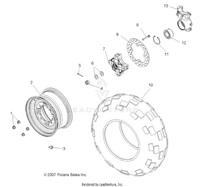 Wheel, Front - R08vh76ad/ag (49rgrwheelfrt08vista) Schematic