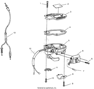 Controls - Throttle Asm./cable Xplorer 400l W969140 (4935983598b008) Schematic